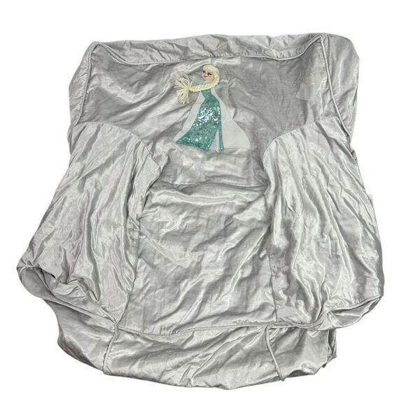 Pottery Barn Kids Anywhere Chair Cover Frozen silver DEFECT - Picture 2 of 14